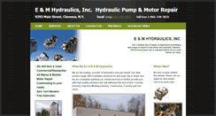 Desktop Screenshot of emhydraulics.com